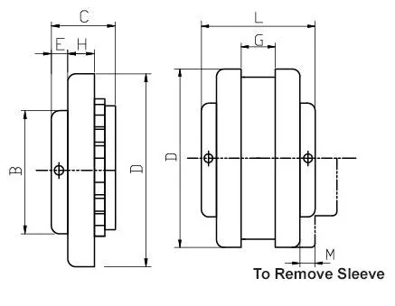 7S Flex Coupling Hub - Pick Your Size