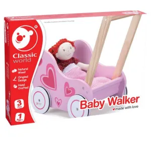 Classic World Baby Walker Pink
