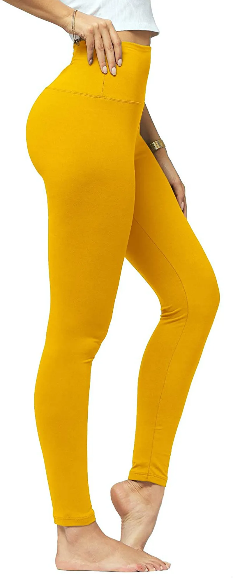 Conceited Ultra Soft High Rise Leggings for Women - Reg and Plus Sizes - Full Length and Capri - High Waist
