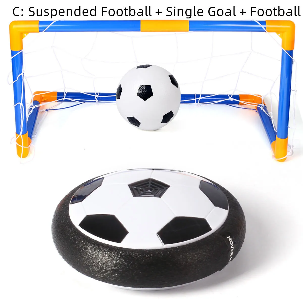 Glow-in-the-Dark Hover Soccer Disc Toy for Endless Fun Indoors & Outdoors