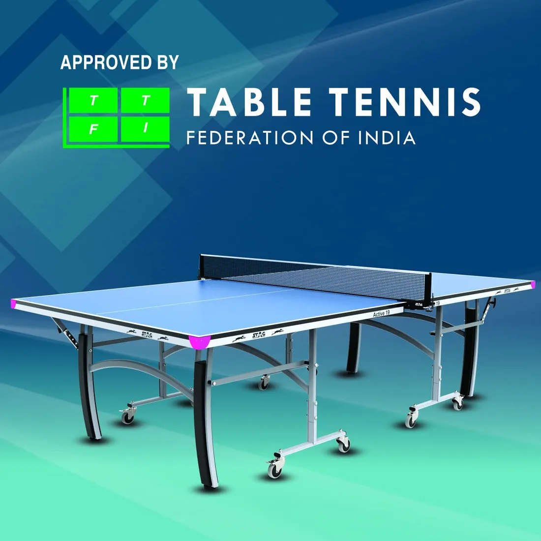Stag Global Active 22 Table Tennis Table | KIBI SPORTS