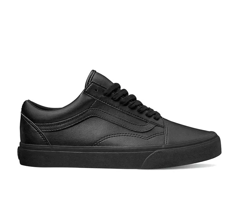 Vans Old Skool Mono Blk Leather - (VN0A38G1PXP) - OSL - R2L14