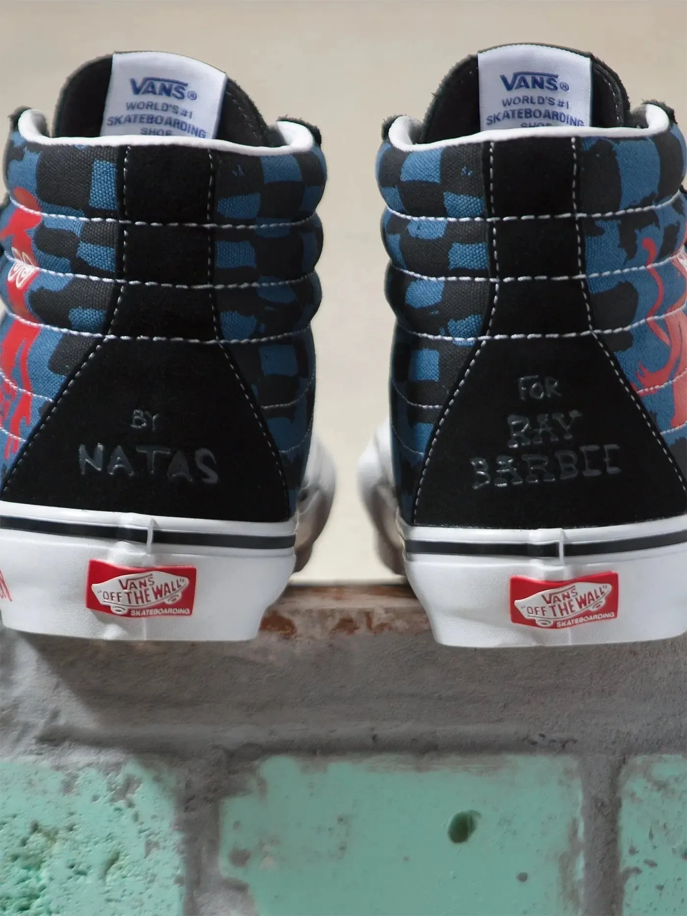 VANS SKATE SK8-HI X KROOKED SHOES