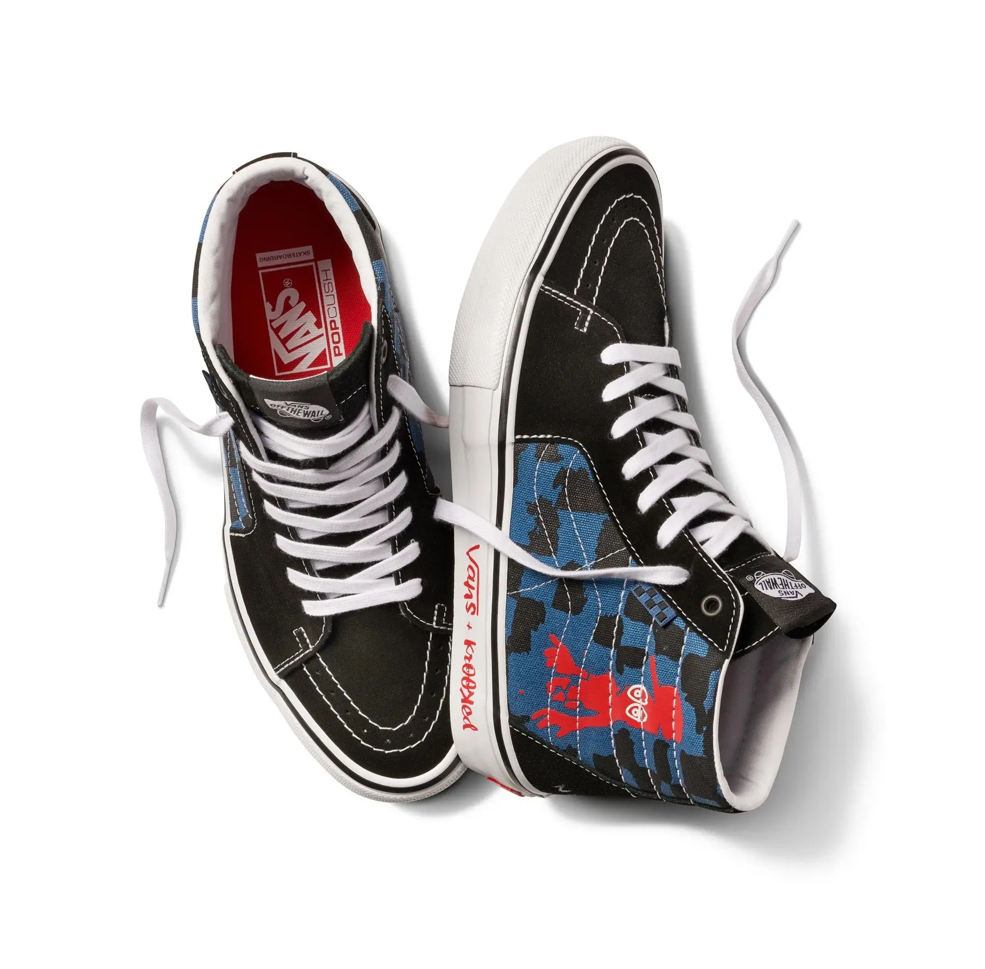 VANS SKATE SK8-HI X KROOKED SHOES