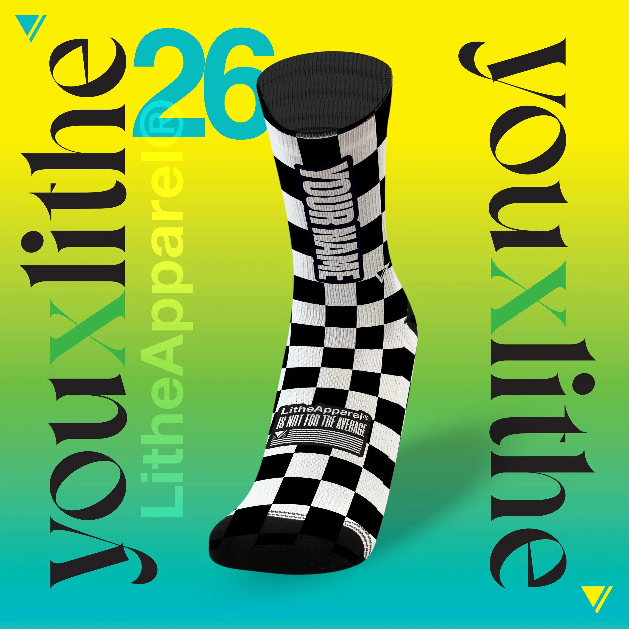 YOU X LITHE | CALCETINES PERSONALIZADOS | PADEL