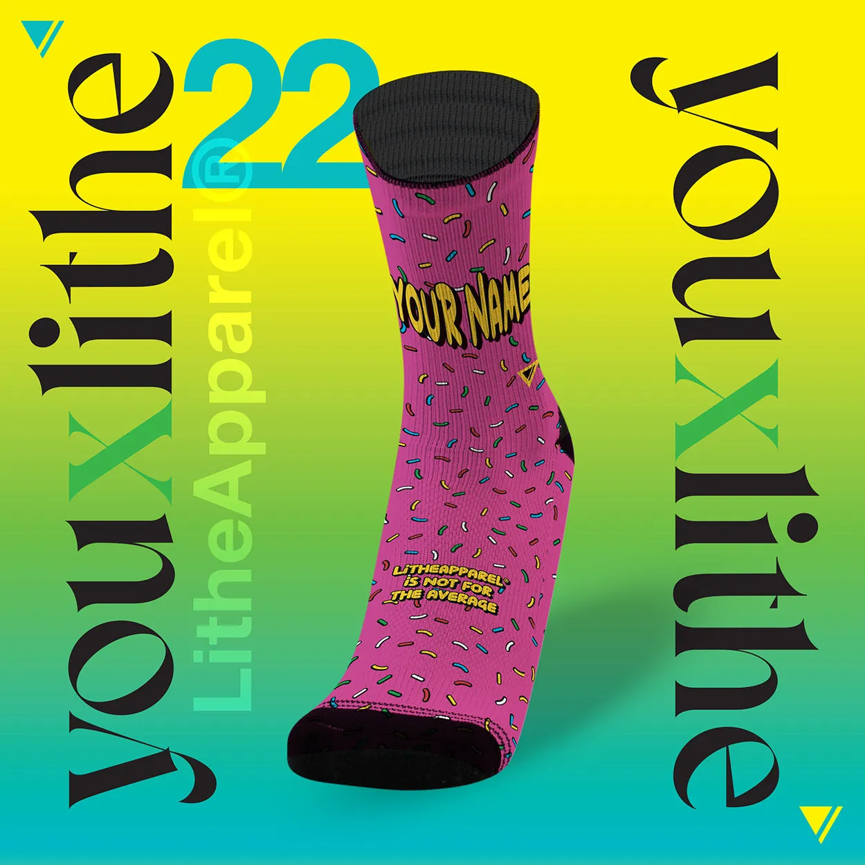 YOU X LITHE | CALCETINES PERSONALIZADOS | PADEL