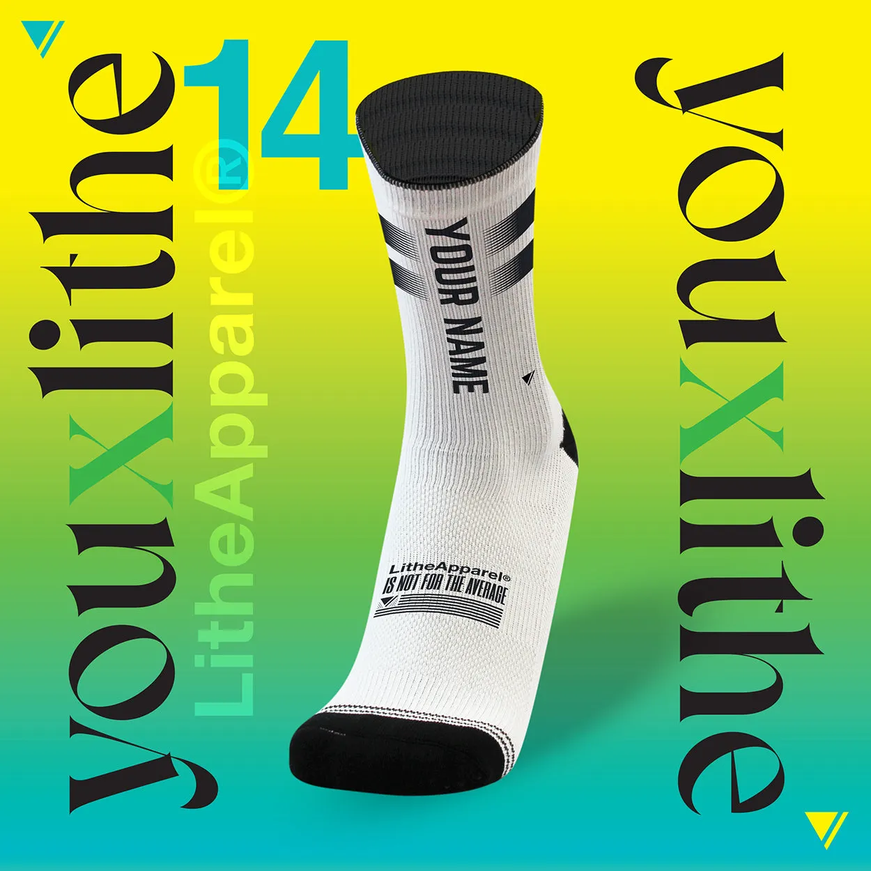 YOU X LITHE | CALCETINES PERSONALIZADOS | PADEL